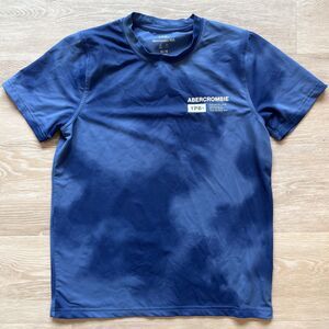 Abercrombie Kids Blue Tie-Dye Performance Shirt Boy's-Size 13/14